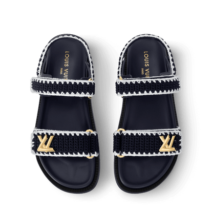 Women's LV Sunset Comfort Sandal Blue/White 1AHKI7
