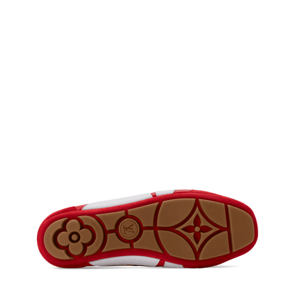 Women's LV Sneakerina Sneaker Ballerina Red Lambskin Calf Leather 1A00MH
