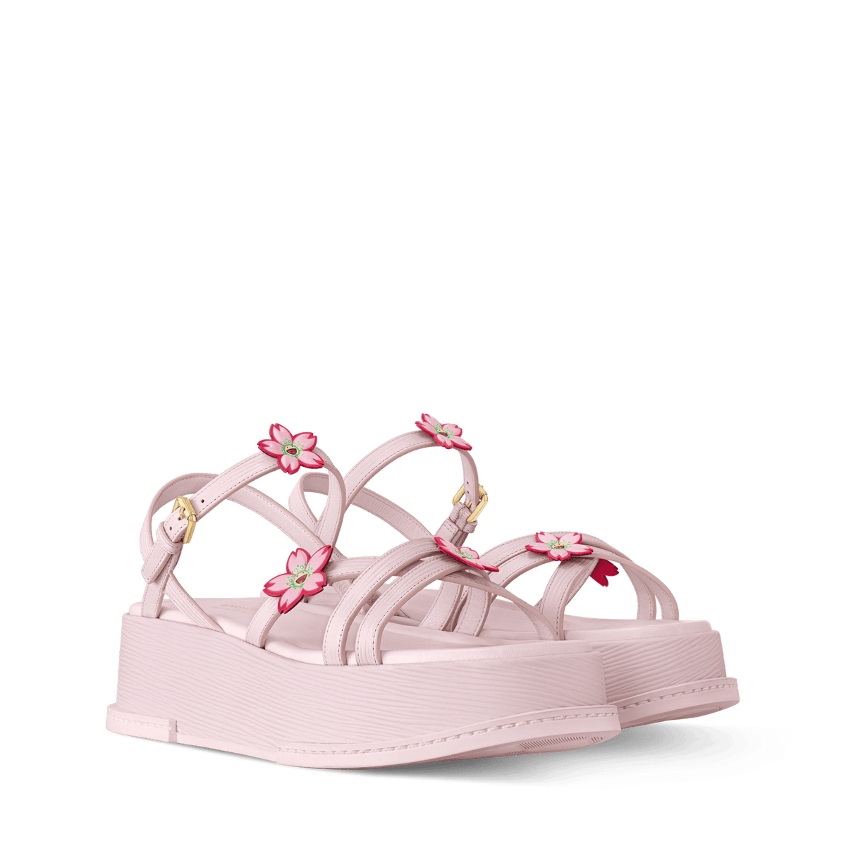 Women's Maya Heeled Platform Sandal Light Pink 1AGWNS