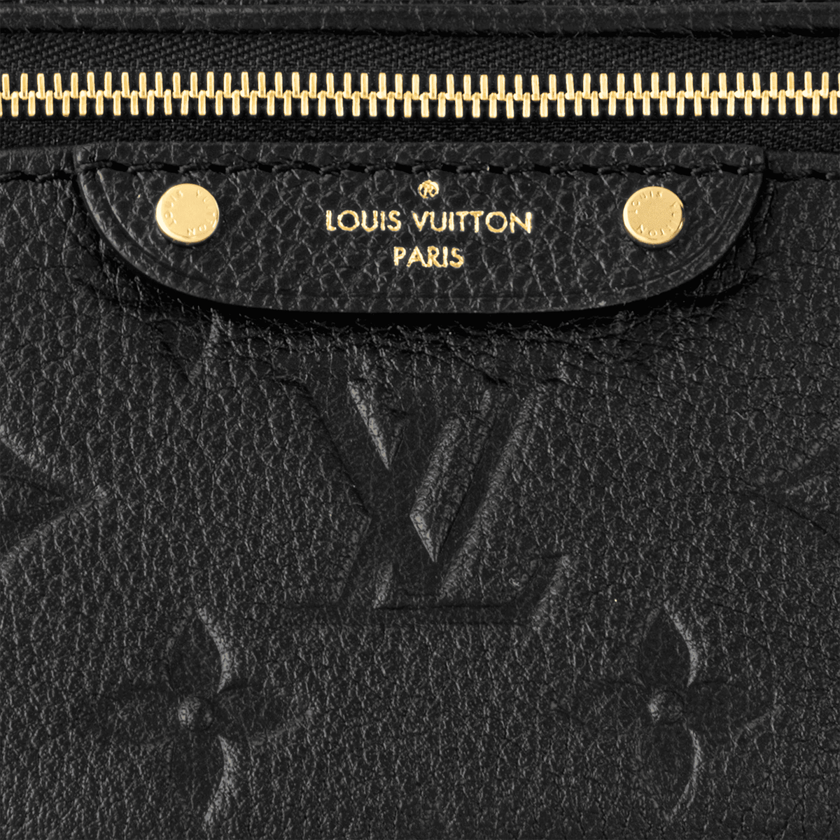 Women's Mini Bumbag Black Monogram Empreinte Leather Belt Bag M46917