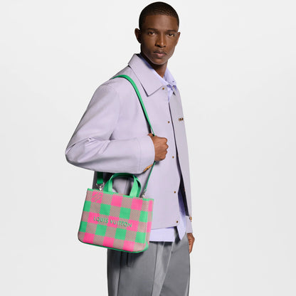 Men's Mini Shopper Tote Monogram Calf Leather