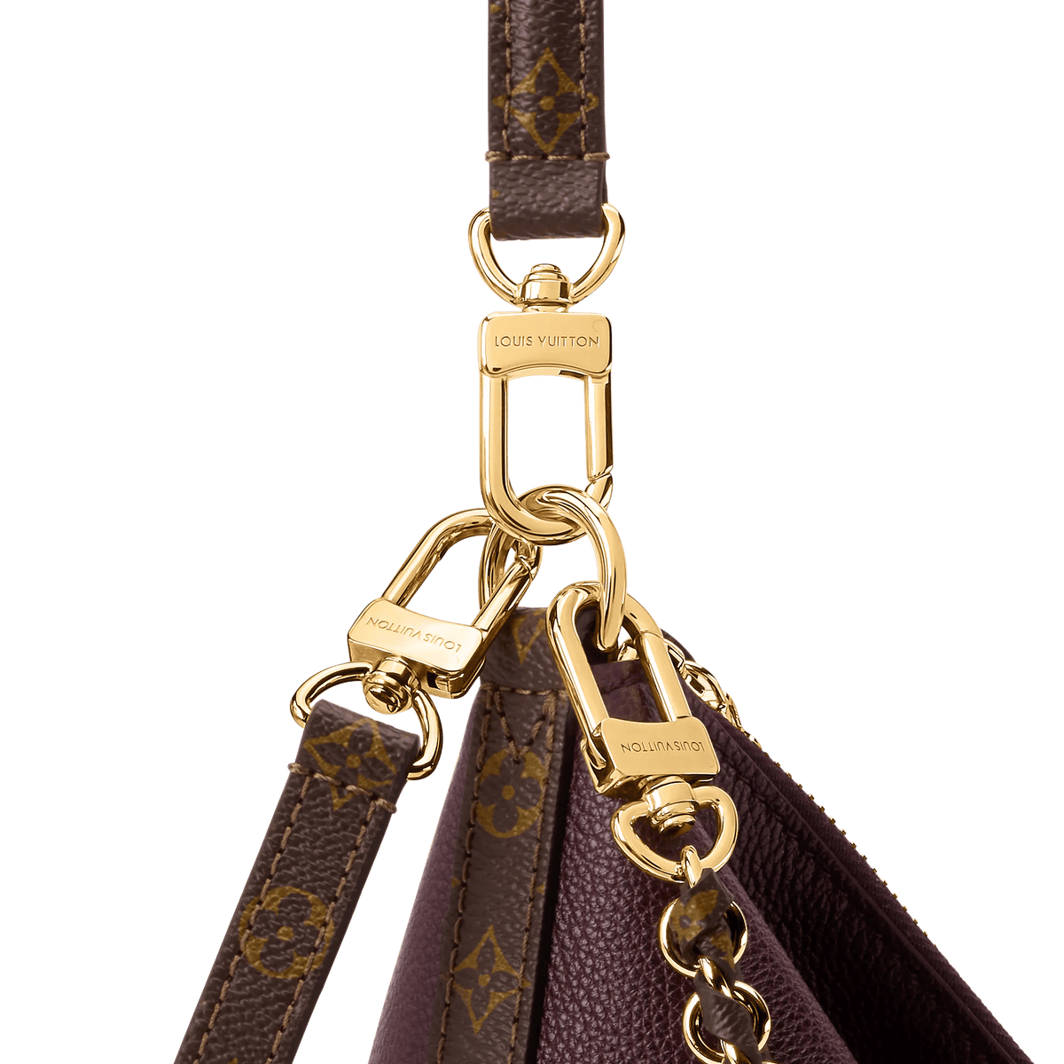 Women's Multipass Monogram Rouge Leather Tote