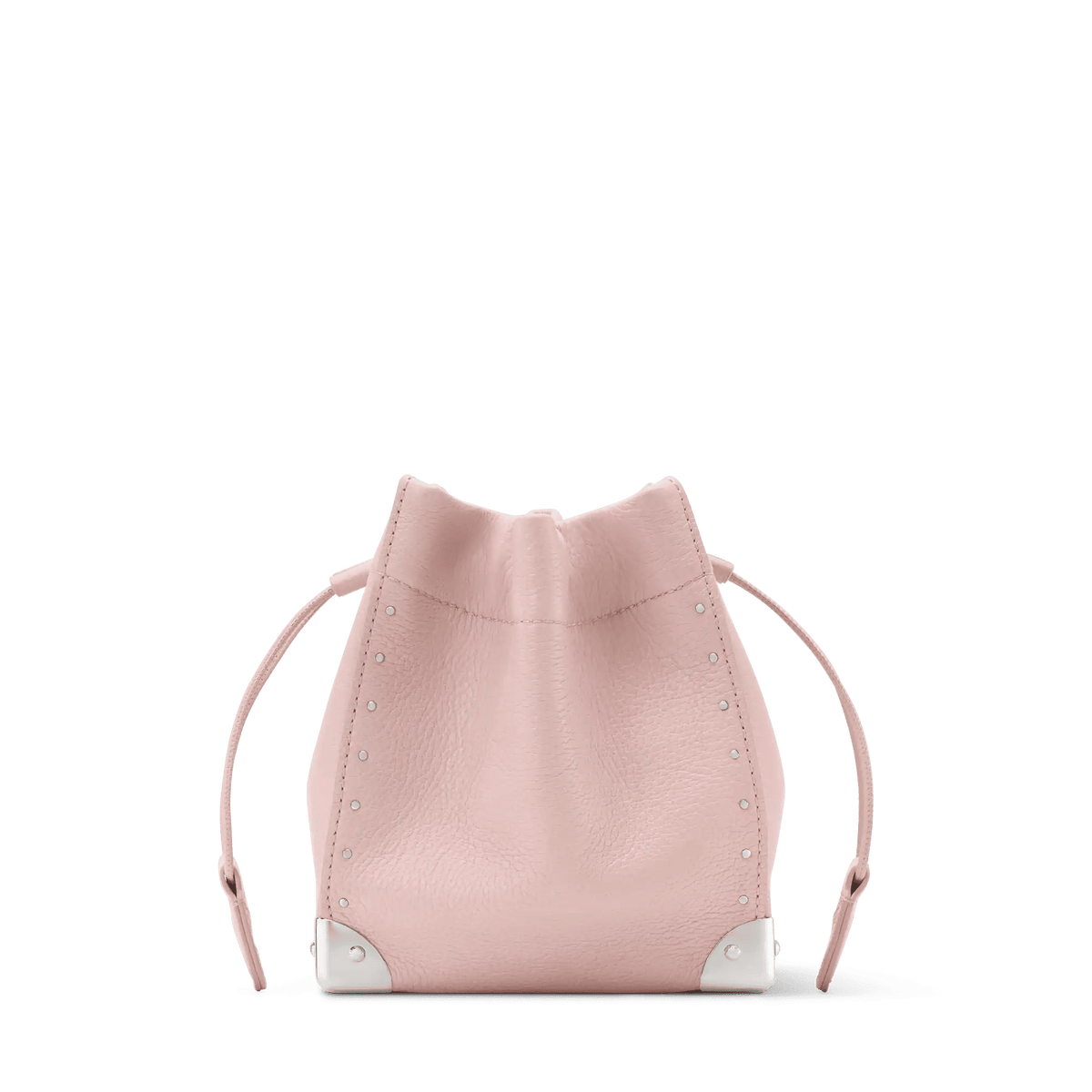 Women's Nano Noé Trunk Calfskin Leather Petal Pink Crossbody Bag