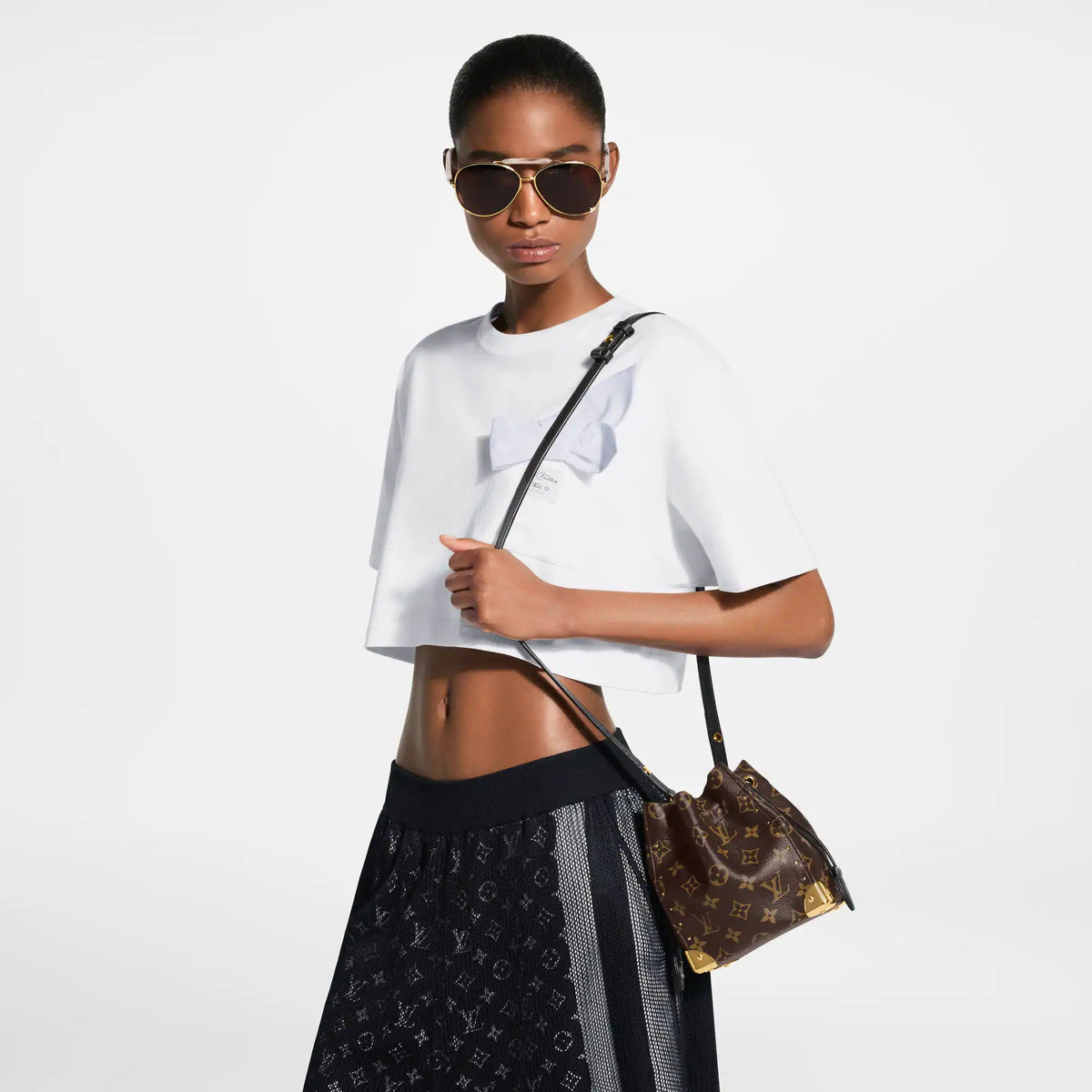 Women's Nano Noé Trunk Monogram Canvas Crossbody Bag