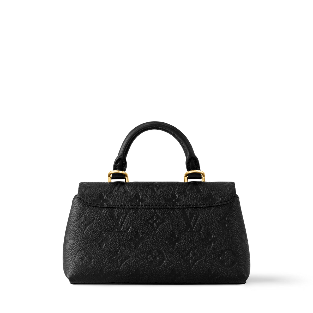 Nano Madeleine Monogram Empreinte Leather Black Gold-Toned Hardware
