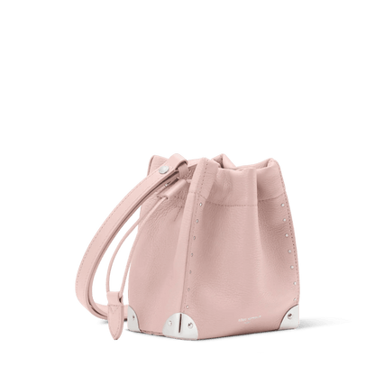 Women's Nano Noé Trunk Calfskin Leather Petal Pink Crossbody Bag