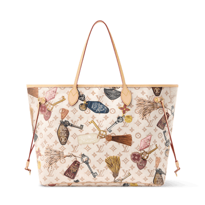 Women's Neverfull GM Getaway Dune Canvas Tote Bag M29449