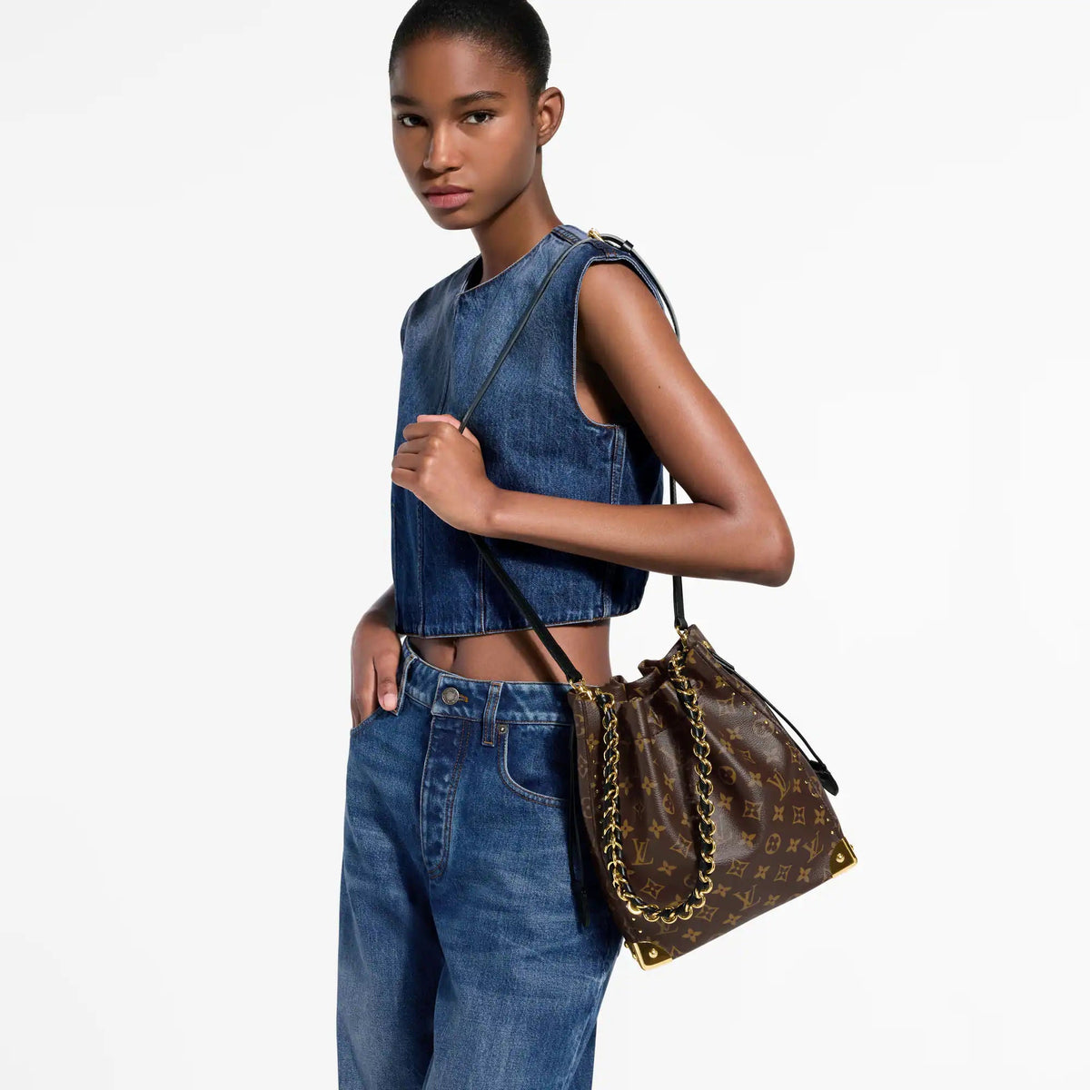 Women's Noé Trunk Monogram Canvas Bucket Bag M28515