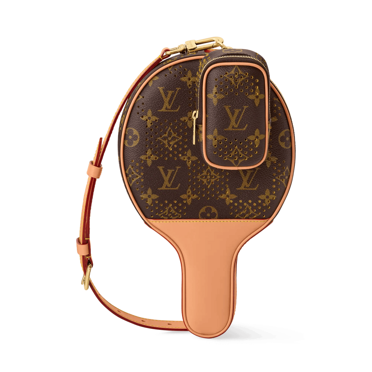 Men's Ping Pong Bag Monogram Grid Canvas