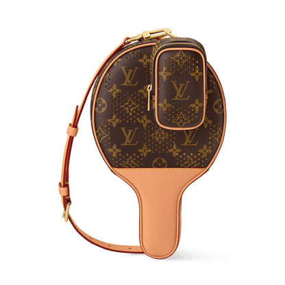 Men's Ping Pong Bag Monogram Grid Canvas