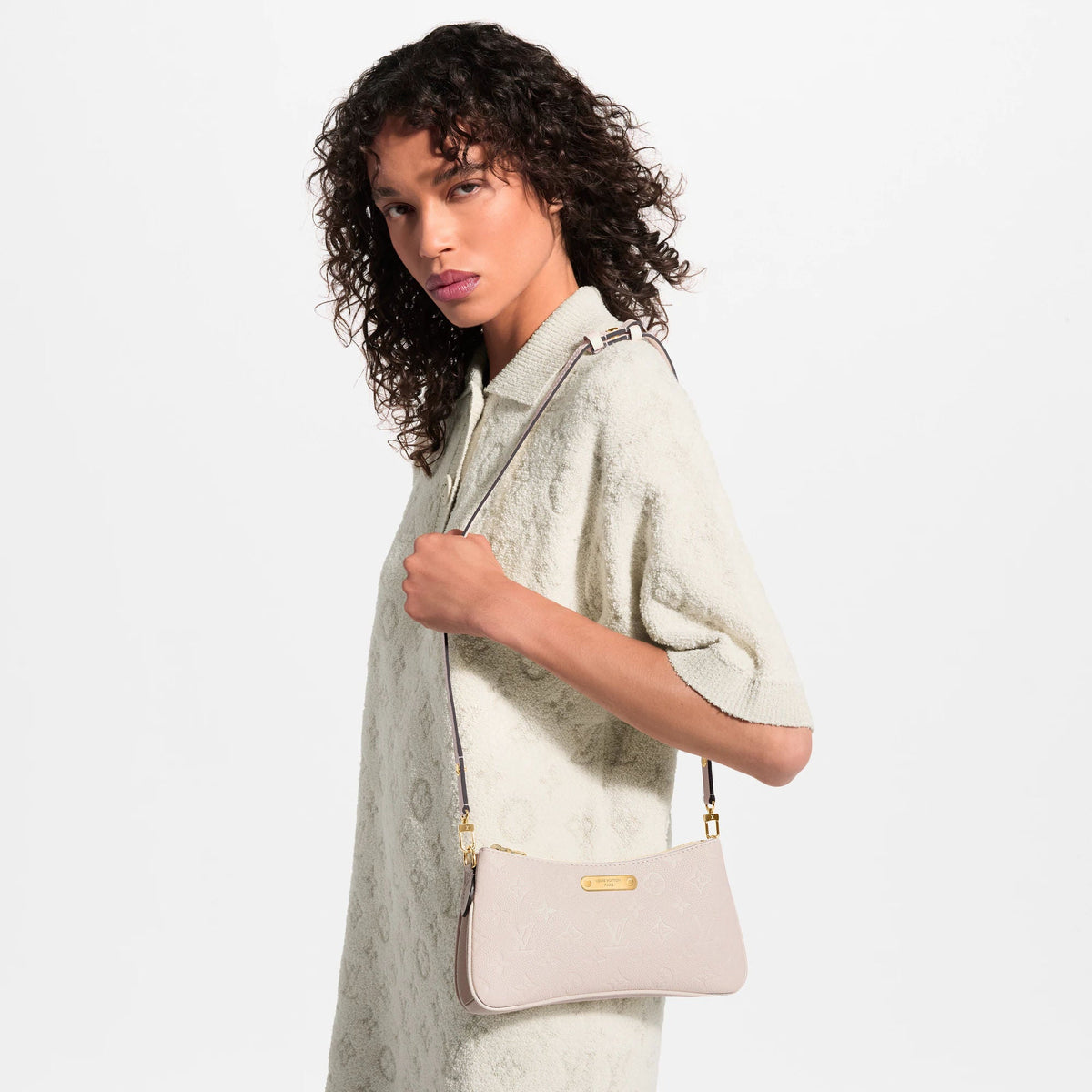 Women's Pochette Liv Monogram Empreinte Leather Bag