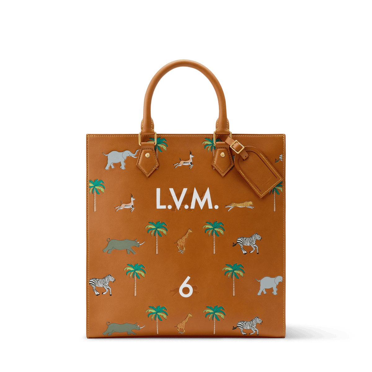 Men's Sac Plat Calf Leather Tan