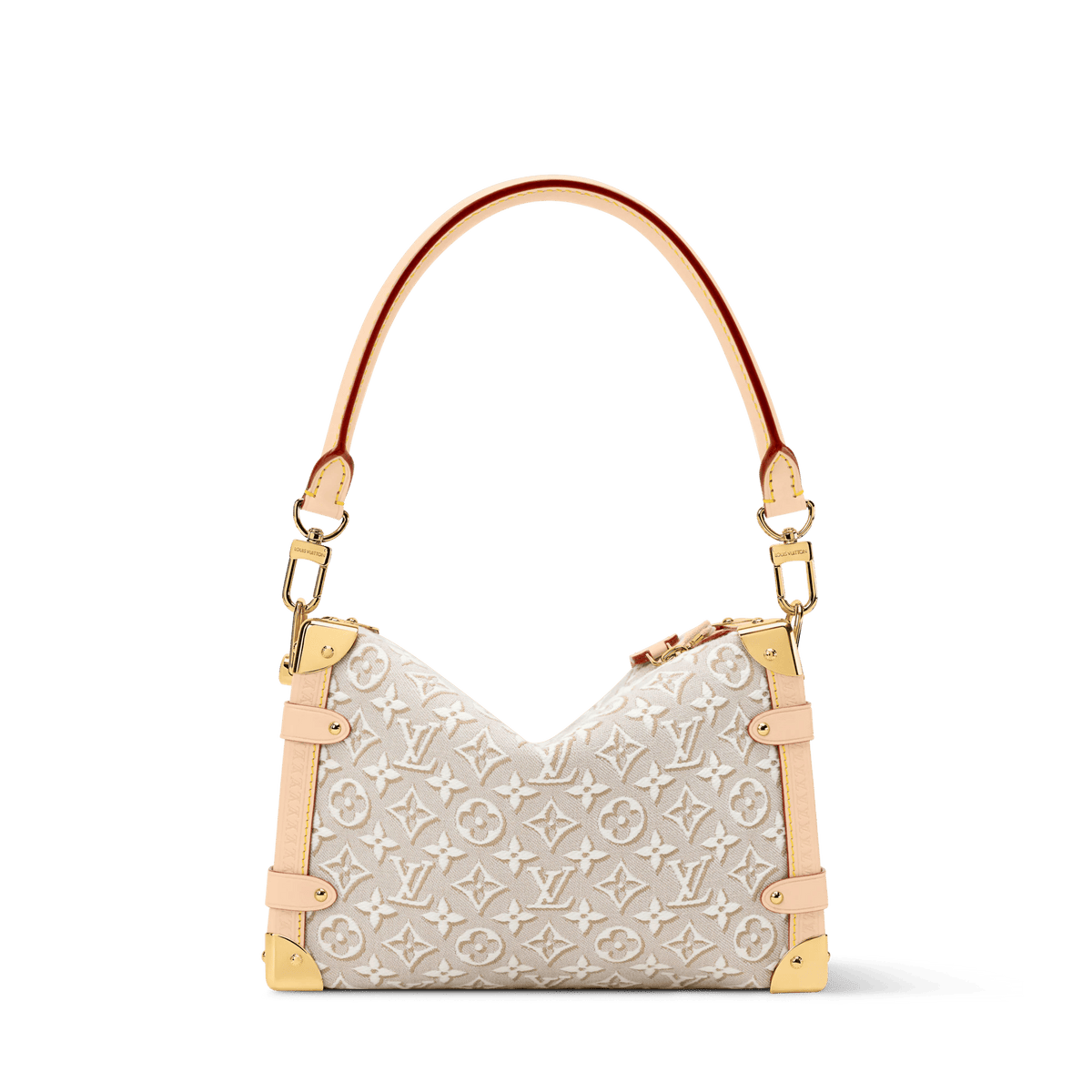 Women's Side Trunk MM Monogram Emblème Peuplier Canvas Handbag M2A145