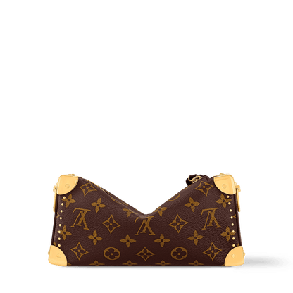 Slim Trunk Monogram Coated Canvas Gold-Toned Hardware
