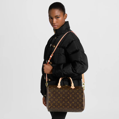 Women's Speedy Bandoulière 30 Monogram Coated Canvas Tote Bag M46980