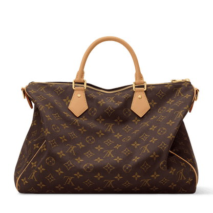 Speedy 40 Bandoulière Monogram Silk Tech Gold-Toned Hardware