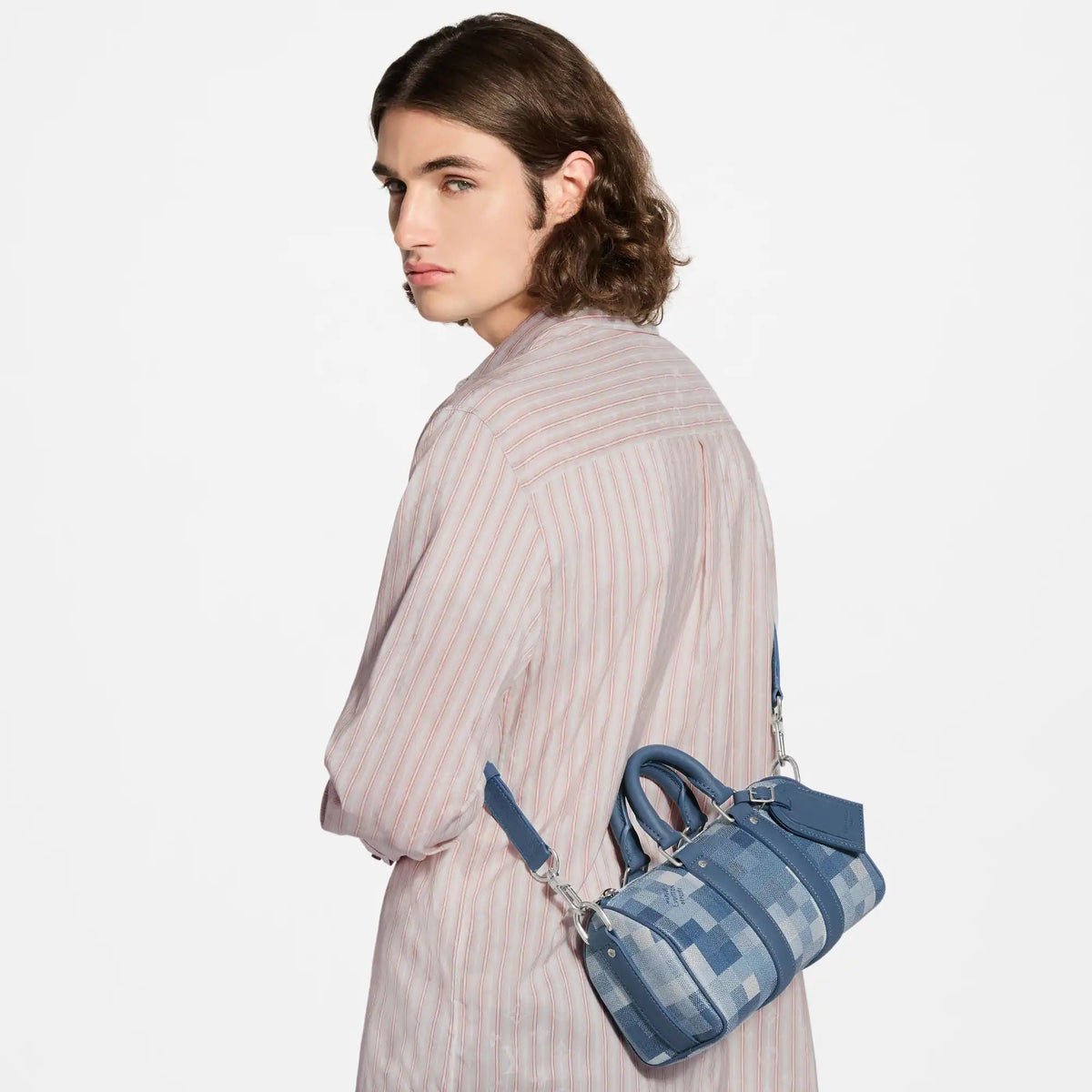 Men's Speedy 18 Bandoulière Mini Bag Indigo
