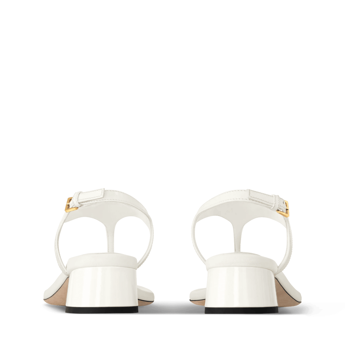Women's Sunkiss Sandal White Patent Calf Leather 1AHO30