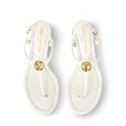 Women's Sunkiss Sandal White Patent Calf Leather 1AHO30