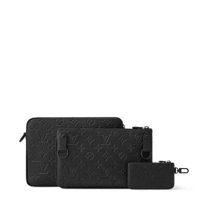 Men's Trio Messenger Bag Black