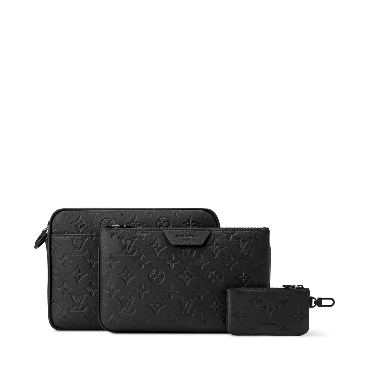 Men's Trio Messenger Bag Black