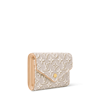 Women's Victorine Wallet Monogram Emblème Jacquard Compact Wallet M2A152