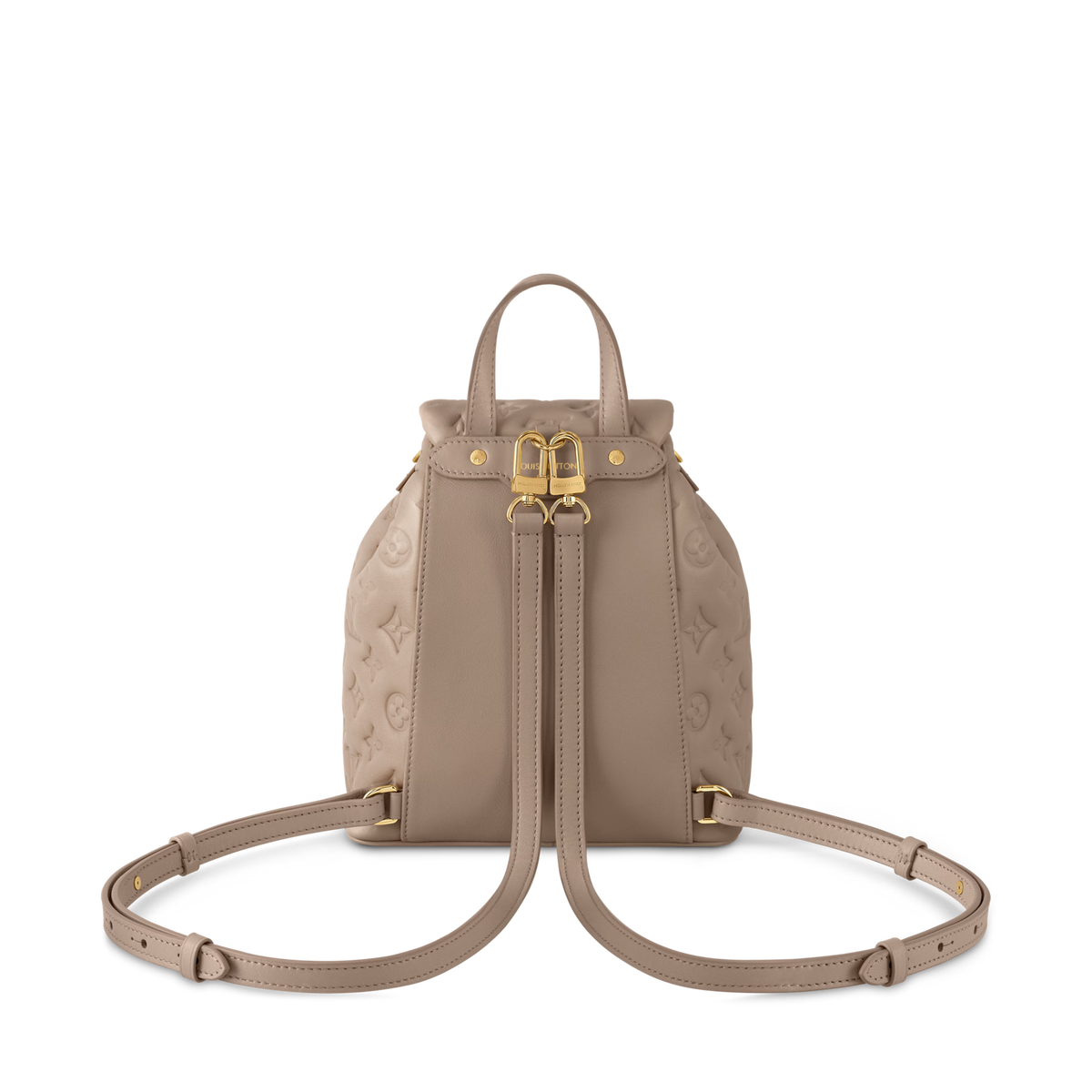 Women's Coussin Backpack PM Monogram Embossed Lambskin Leather Backpack M13358