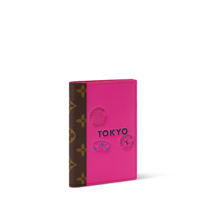 Women's Passport Cover City Guide Cowhide Leather Travel Wallet M29106