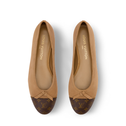 Women's Darling Ballerina Brown Monogram Canvas Lambskin 1AJLRL