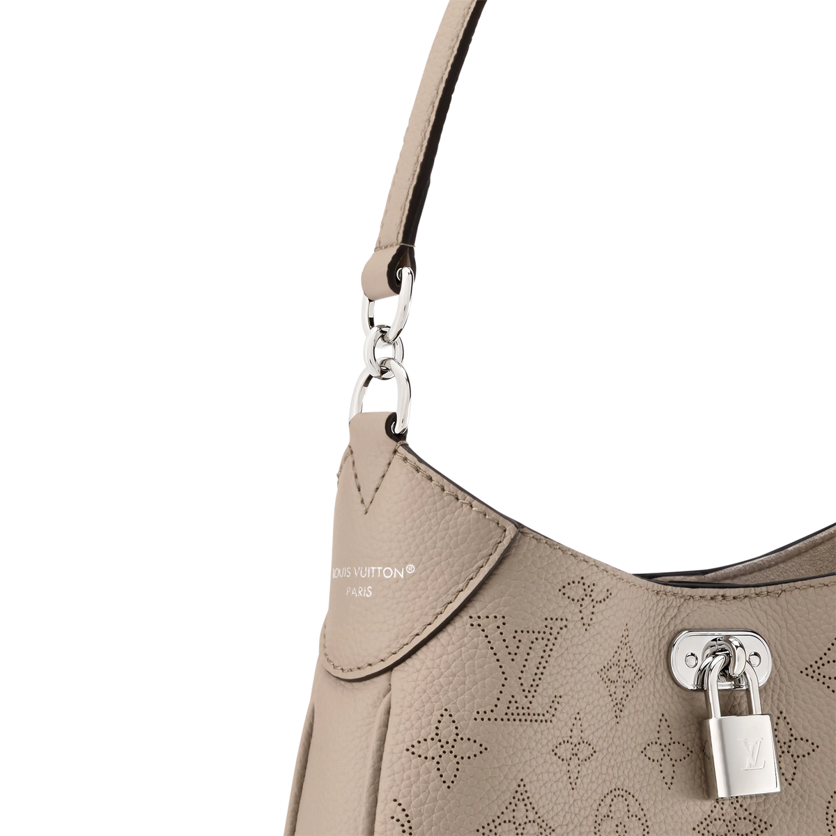 Women's All Around PM Galet Perforated Mahina Calfskin Leather Tote Bag M27336