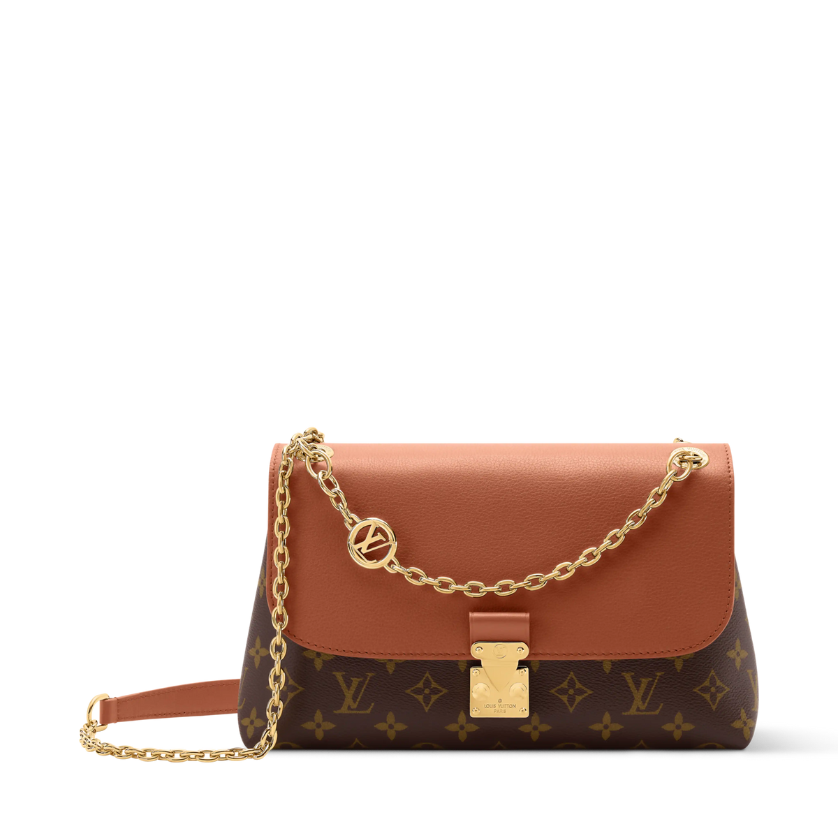 Women's Madeleine PM Monogram Cognac Canvas Shoulder Bag
