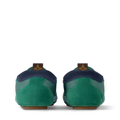 Women's LV Sneakerina Sneaker Green Lambskin 1AHNDY