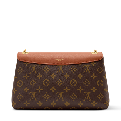 Women's Madeleine PM Monogram Cognac Canvas Shoulder Bag