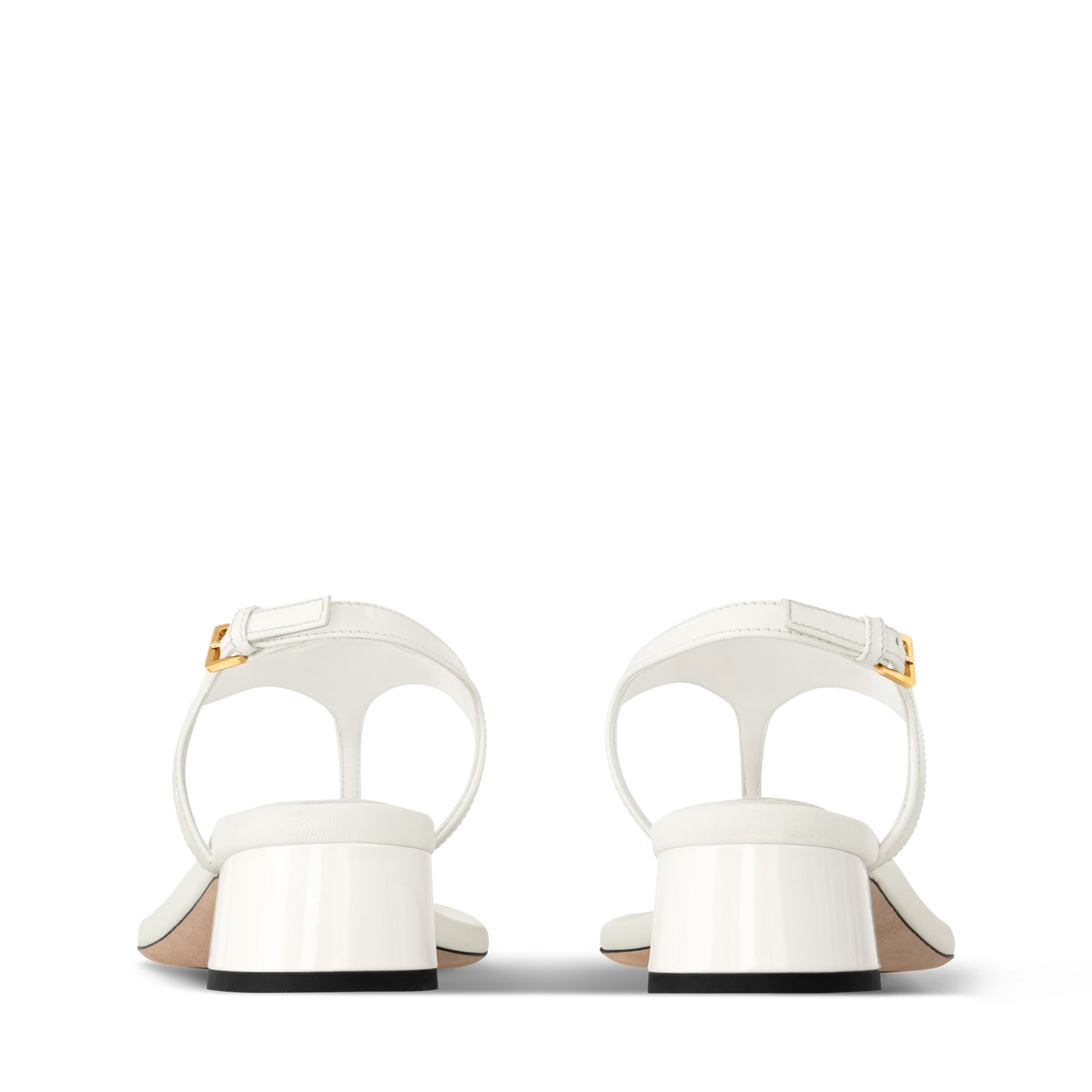 Women's Sunkiss Sandal White Patent Calf Leather 1AHO30