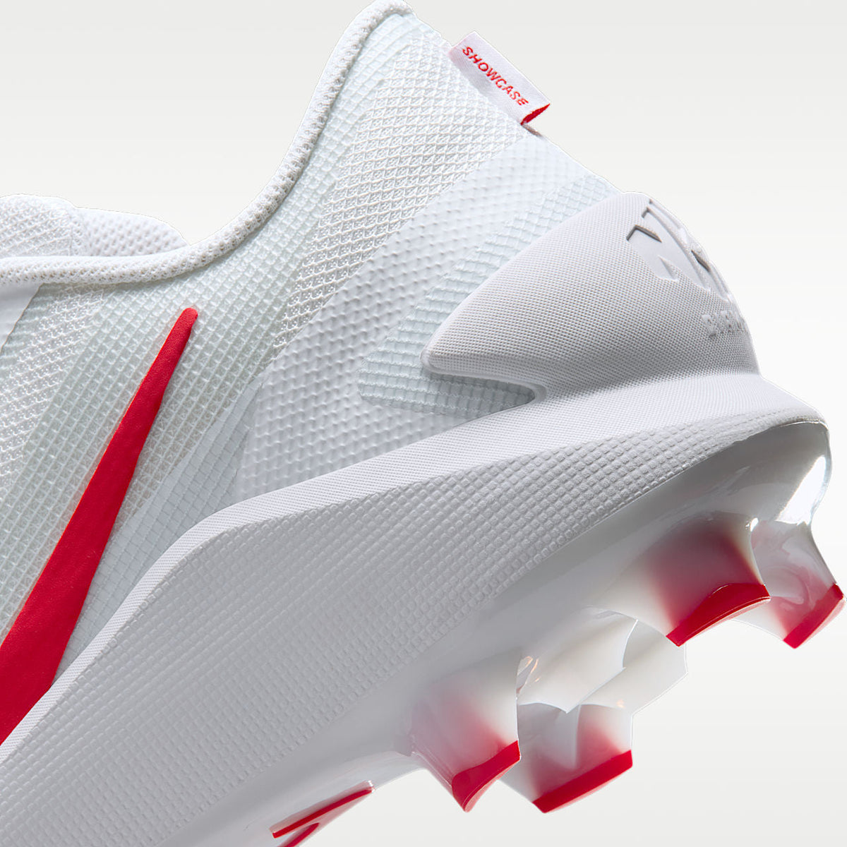 Unisex Diamond Showcase MCS Baseball Cleats White/University Red