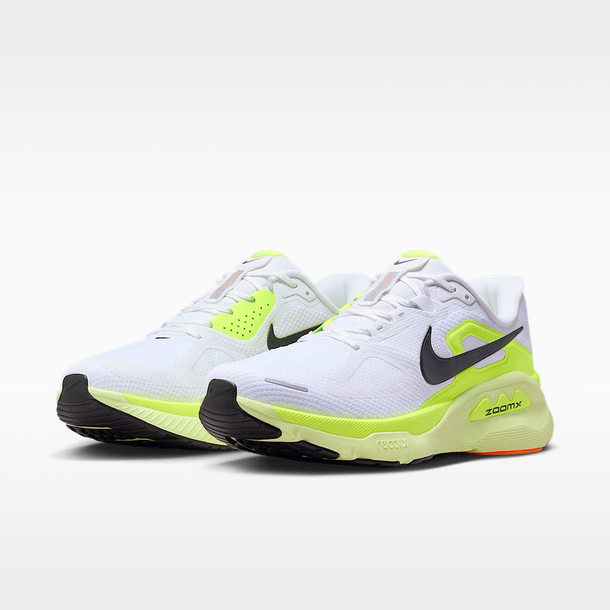 Structure Plus Men's Road Running Shoes White/Pure Platinum/Volt/Black
