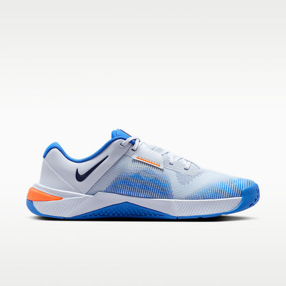 Metcon 10 Men's Workout Shoes Football Grey/Blue Crystal/Orange Frost/Midnight Navy