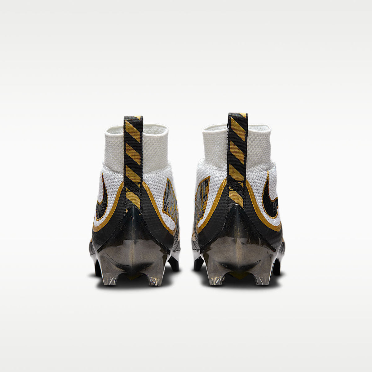 Vapor Edge 360 Untouchable Men's Football Cleats White Metallic Gold Black