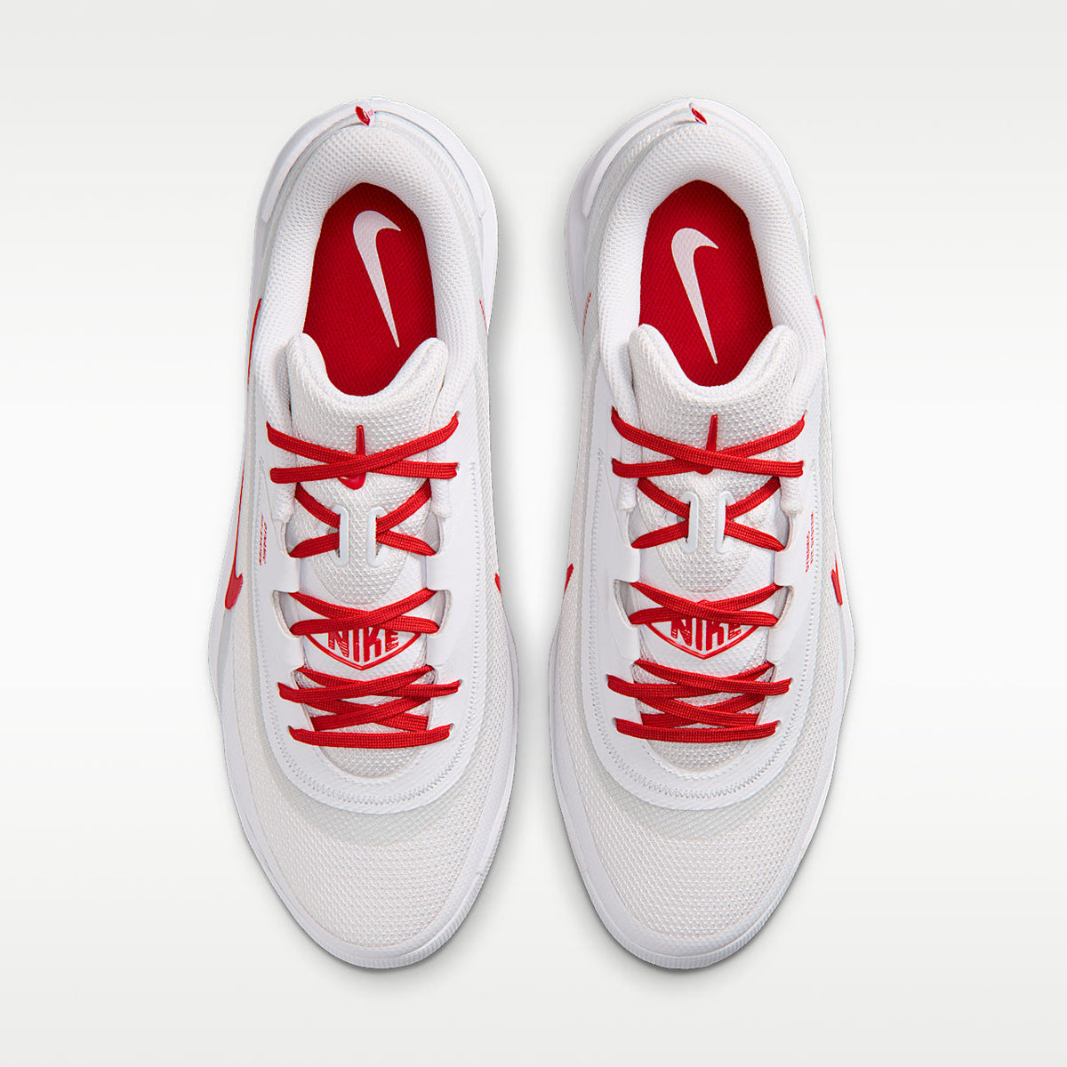 Unisex Diamond Showcase MCS Baseball Cleats Cushlon Midsole White/University Red