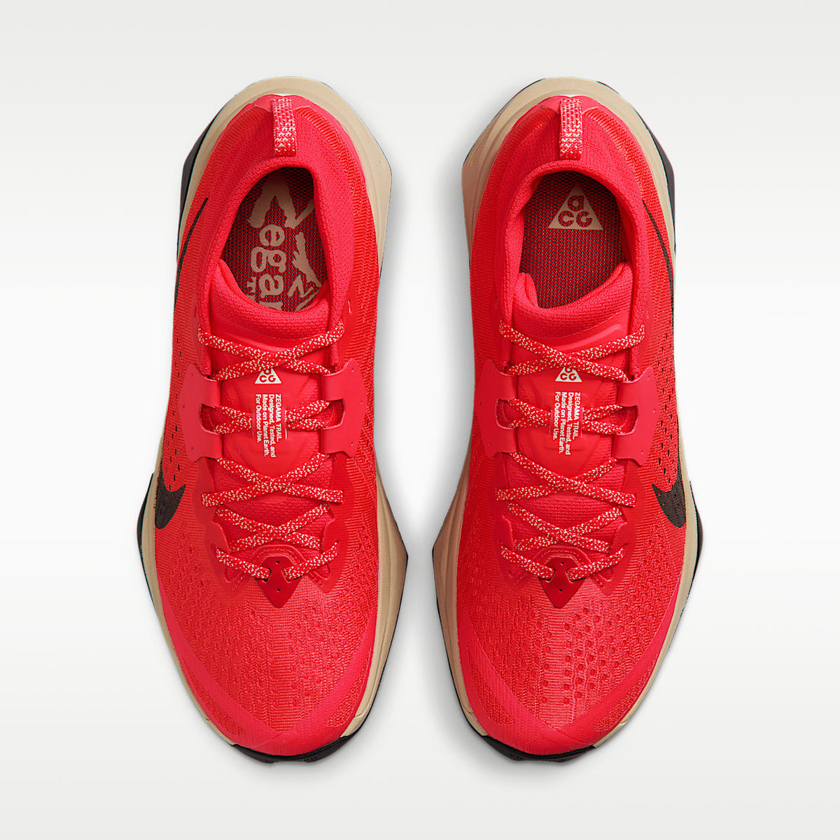 Zegama Trail Men's Off-Road Running Shoes Ultra-Cushioned Light Crimson