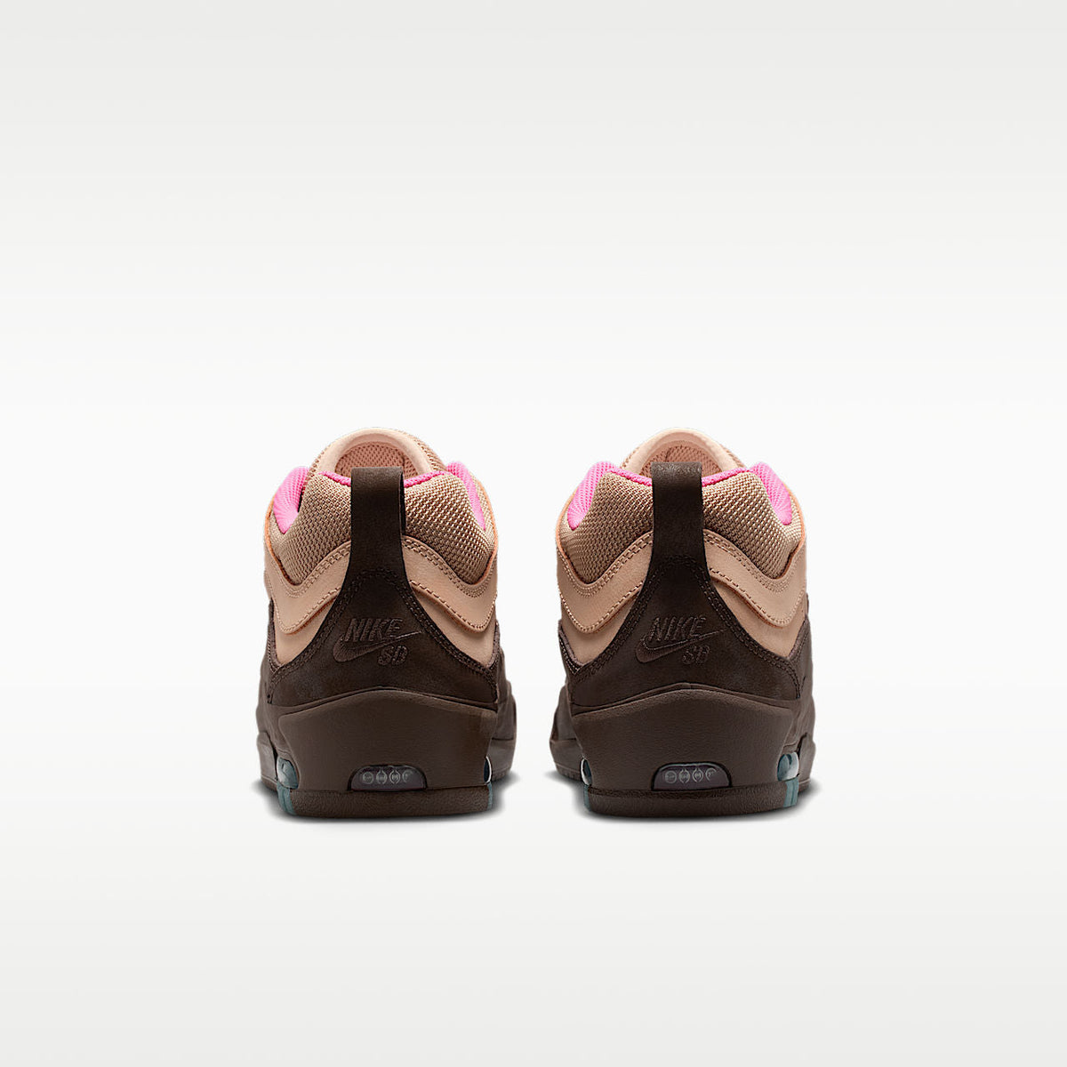 Air Max Ishod Skate Shoes - Hemp/Pinksicle/University Gold/Baroque Brown