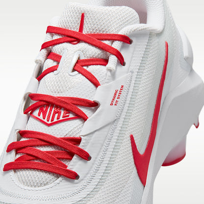 Unisex Diamond Showcase MCS Baseball Cleats White/University Red