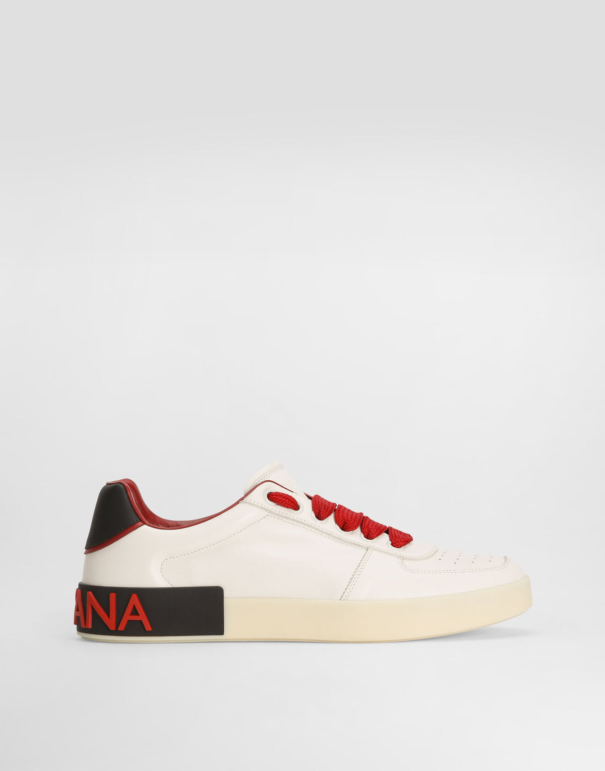 Portofino Nappa Leather Men's Low-Top Sneakers Multicolor