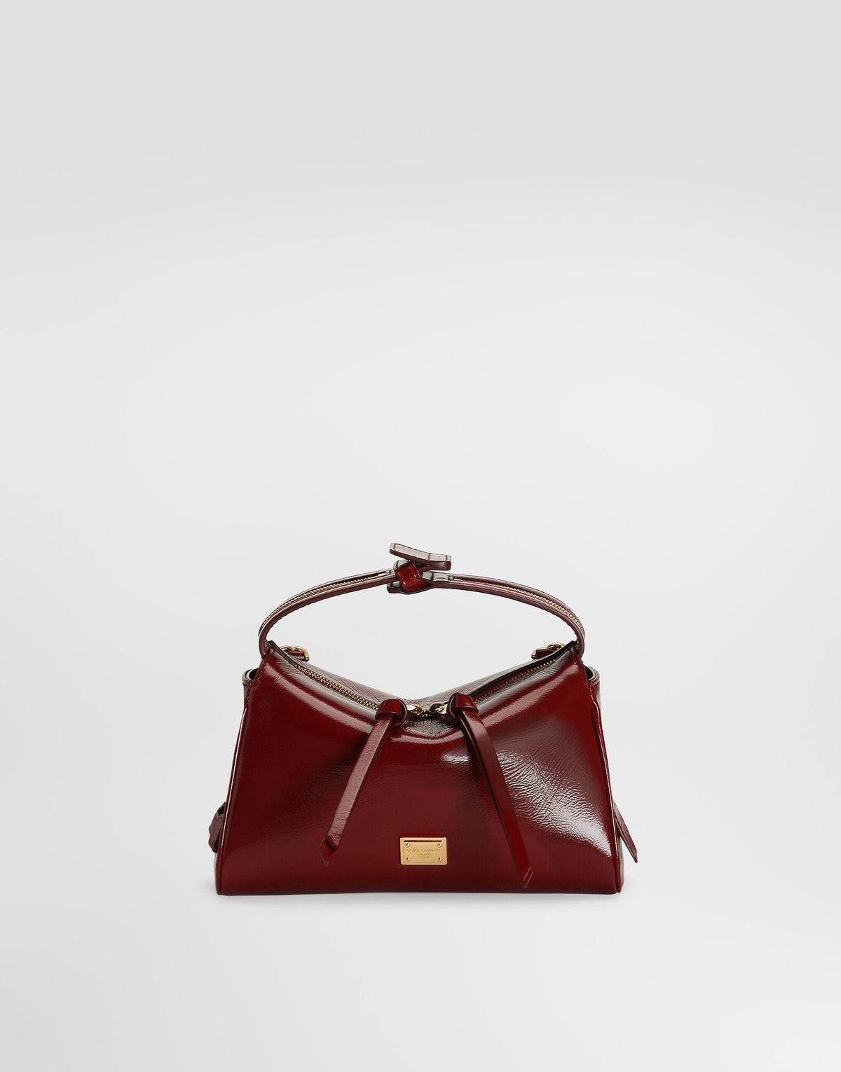 Mini Vittoria Handbag Calfskin Red Vintage Brass Hardware