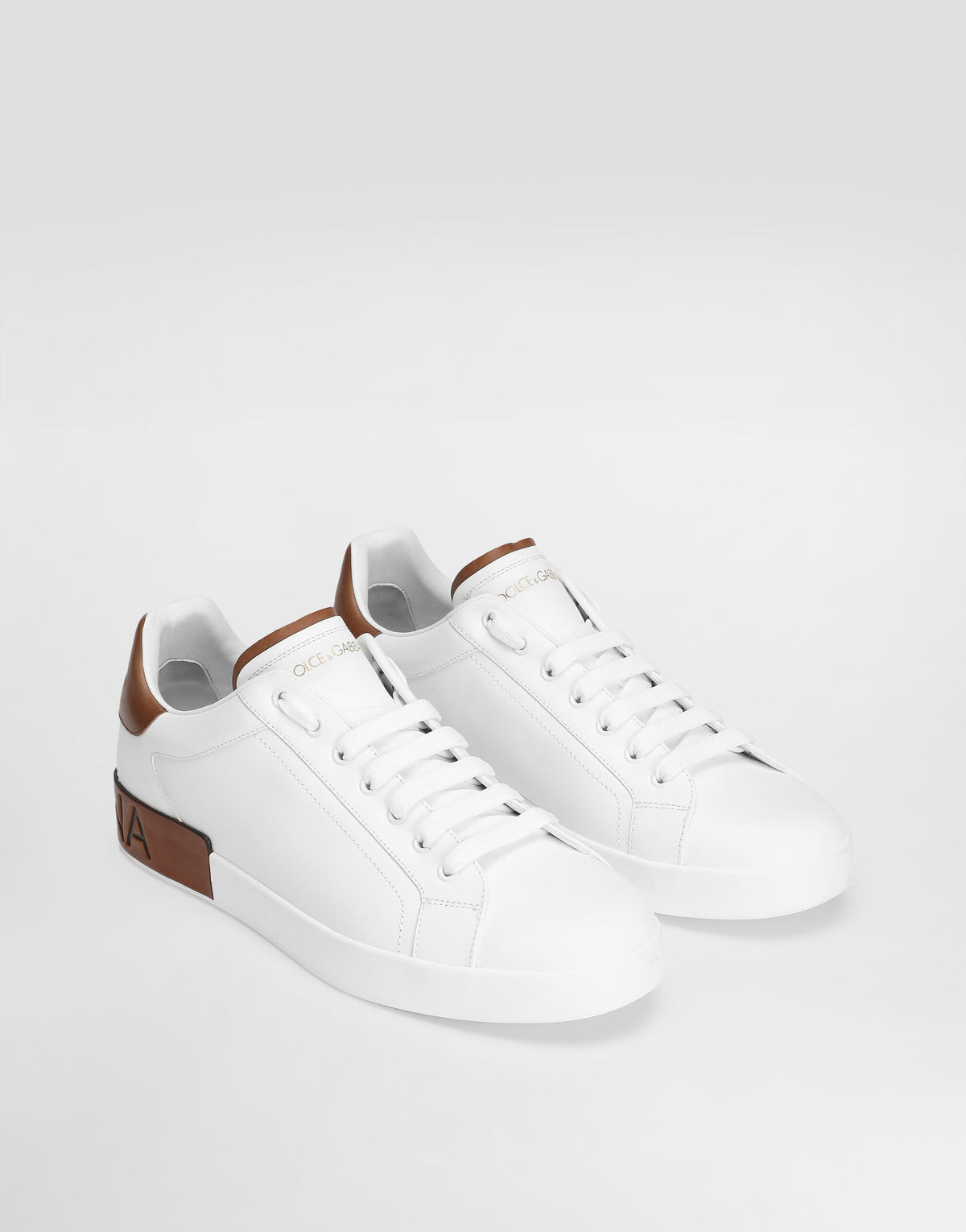 Portofino Calfskin Men's Sneakers White CS2278A9U738S537