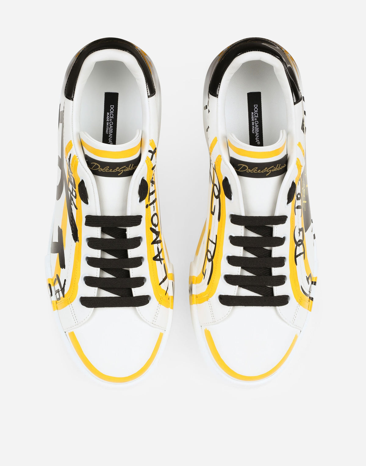 Portofino Limited Edition Men's Sneakers Calfskin Leather Multicolor