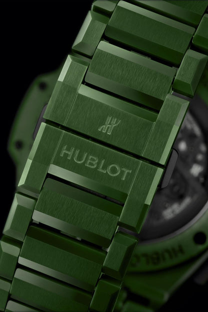HB Big Bang INTEGRATED GREEN CERAMIC Ref# 451.GX.5220.GX