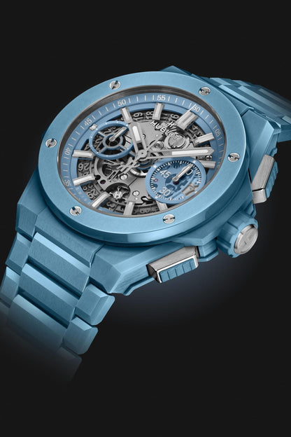 Hublot Big Bang INTEGRATED SKY BLUE CERAMIC Ref# 451.EX.5120.EX
