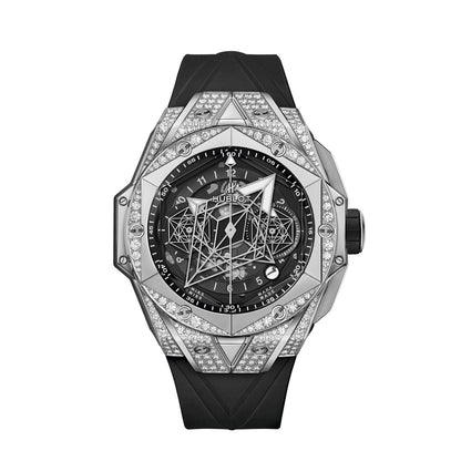 Hublot Big Bang Sang Bleu II Titanium Pavé Ref# 418.NX.1107.RX.1604.MXM20