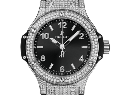 Hublot Big Bang, Steel Pave, 38 mm, Ref# 361.SX.1270.RX.1704